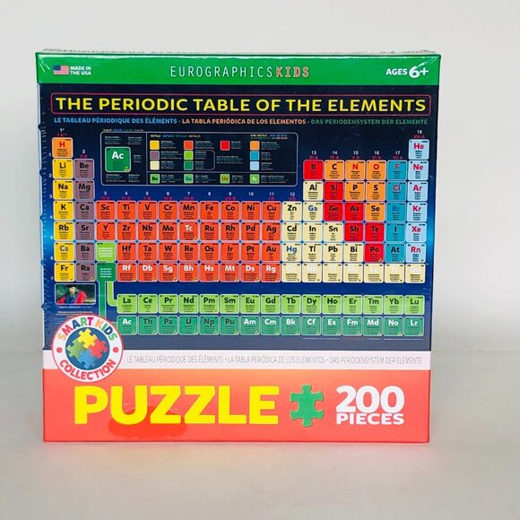 New sealed Eurographics 200pcs Puzzle-- The Periodic Table of the Elements - Picture 5 of 9